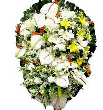 Floricultura de Coroa de Flores no Cemitério da Paz em BH Elegance A